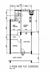 Blk 521 Bedok North Avenue 1 (Bedok), HDB 3 Rooms #618860021